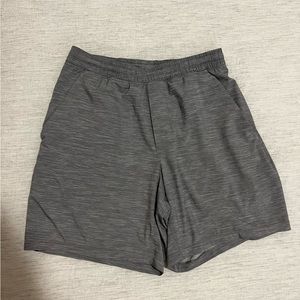 Lulu shorts. Very used, as logo is very visible. 7 inch inseam. Size Medium